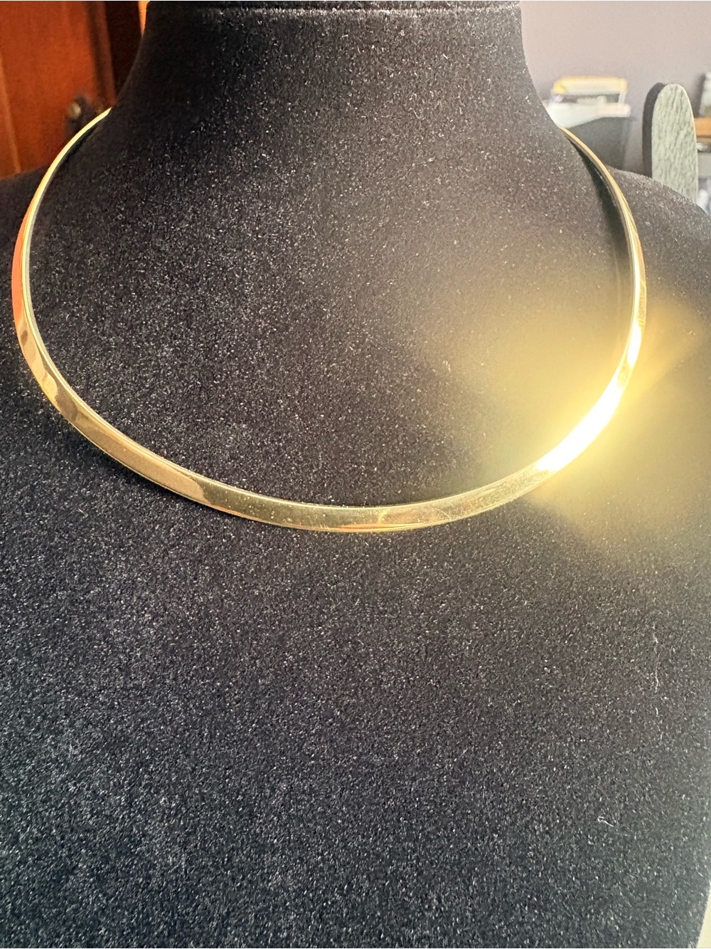 Studio Barse Gold Collar Choker Necklace